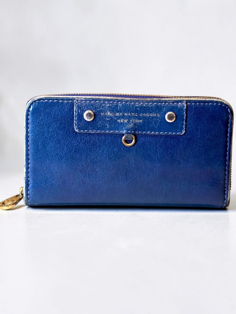 FREE Marc by Marc Jacobs Blue Leather Zip Wallet